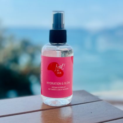 Feel My Skin Hydration & Glow - Różany hydrolat do ciała, włosów i twarzy